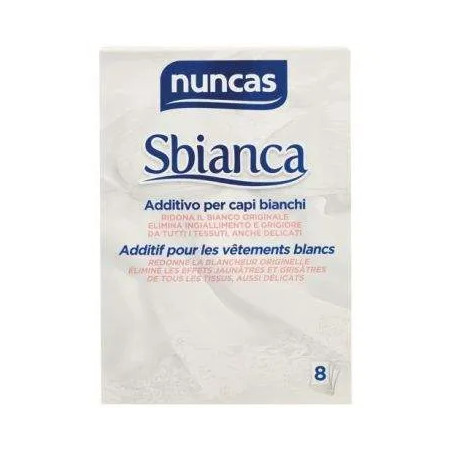 Nuncas sbianca aditivo para prendas blancas 160g