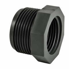 Reduzierstück PVC Druck kurz, M/M 50x60 (2") F/F 40x49 (1"1/2).