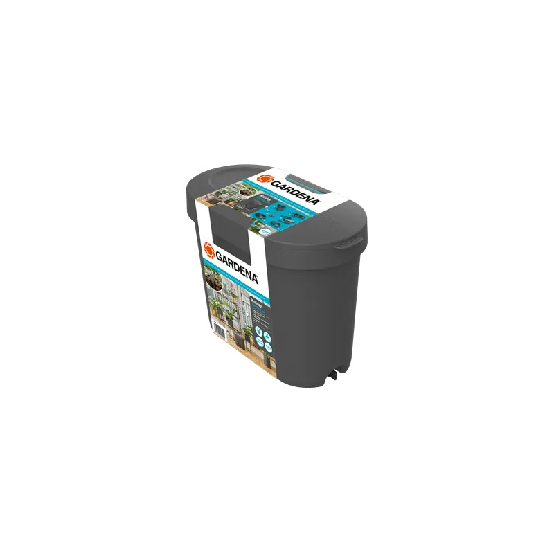 Automatische vakantie gieter met waterreserve.