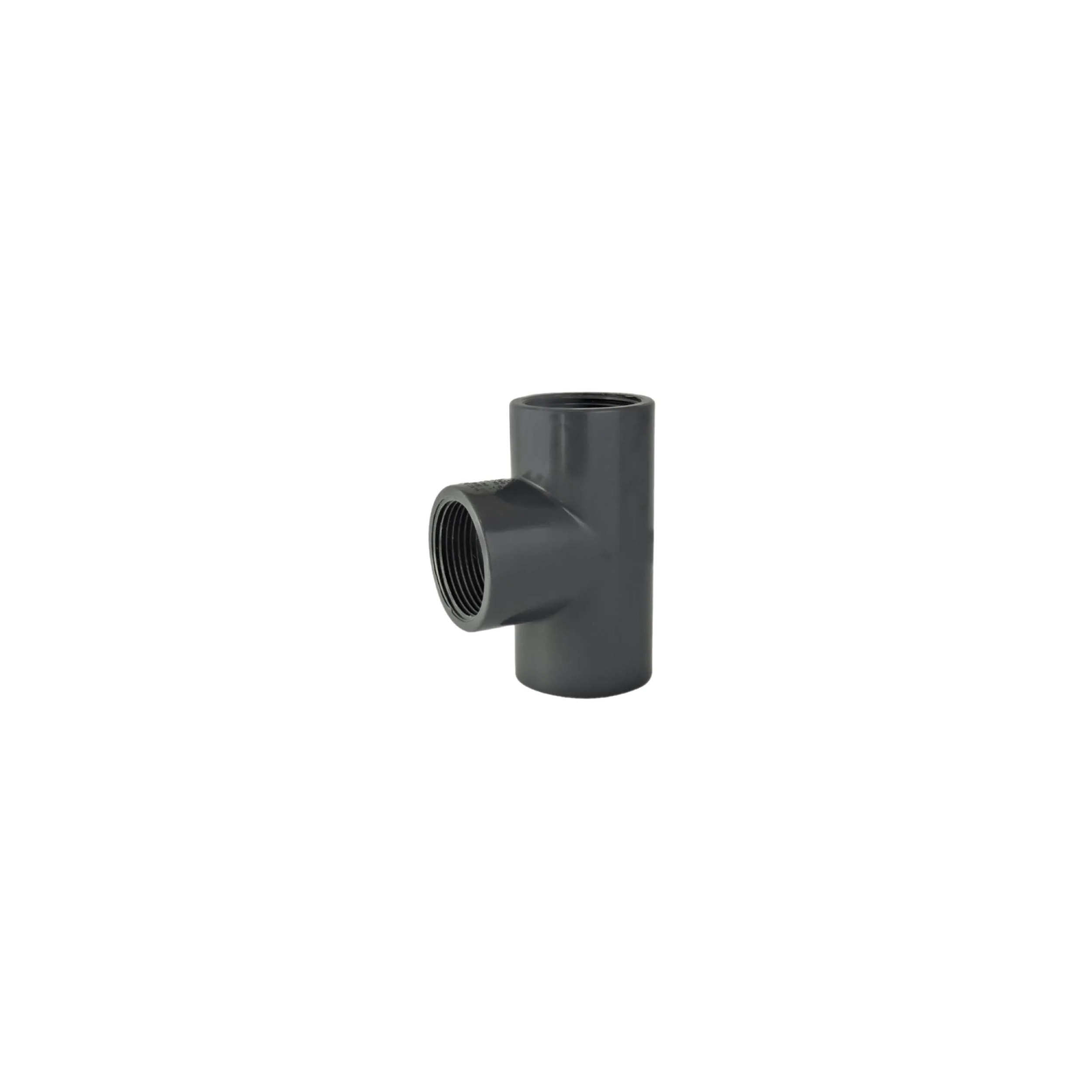 Raccordo a 90° femmina a vite in PVC 12x17 (3/8")
