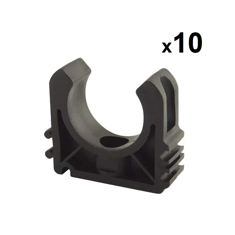 PVC drukbuisklem, 32 mm, 10 stuks