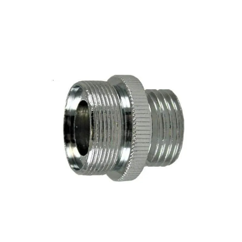 Kraanadapter 24x100 male naar 15x21 male