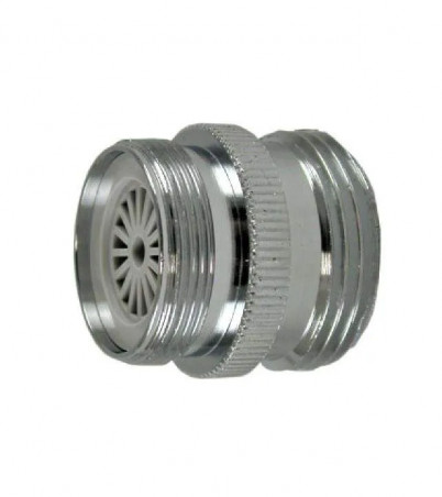 Adapterverbindung Wasserhahn 24x100 männlich auf 20x27 männlich
