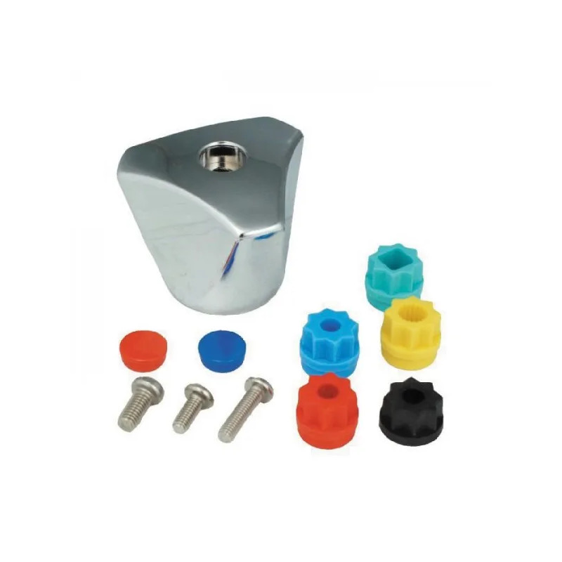 Croisillon, manette de mélangeur en ABS tricorne polyvalent universel avec inserts Croisillon, manette de mélangeur en ABS tricorne polyvalent universel avec inserts