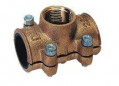 Messing aftakkraag met 20x27 (3/4") binnendraad voor 28 mm koperen buis