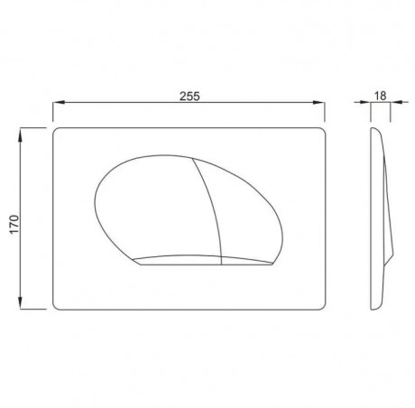 OVATE DUO panel de control blanco