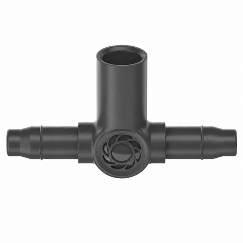 Derivazione a raccordo a T per micro-irrigatori 4,6 mm, 10 pezzi.
