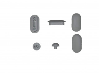 Tampons pour abattant CHAMADE