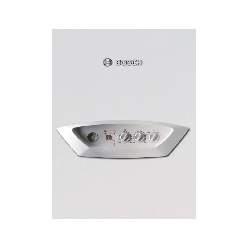 Enkele wandgemonteerde 25 kW gascondensatieketel, compleet met muurbeugel, achterwand en rookgasafvoer