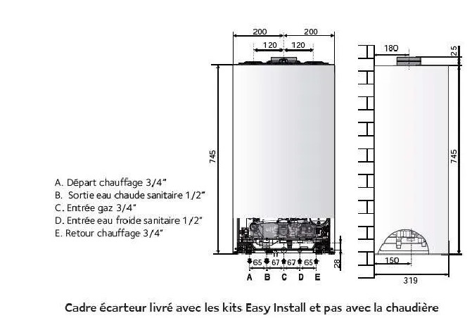 INOA NOX 25 CF Gaz Naturel (gaz de ville)