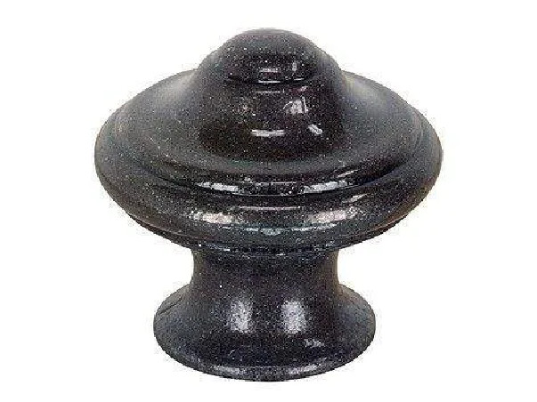 Knopf Lyonnais Zamak altsilber, D.30mm, H.30mm, 1 Stück mit Schrauben.