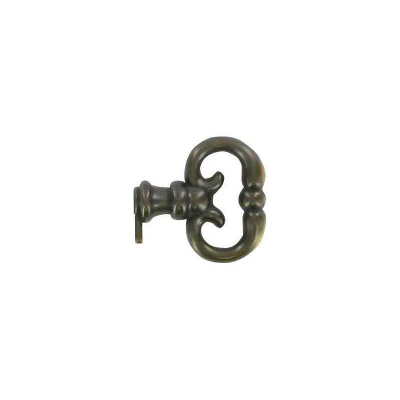 Valse dijspie, Zamak brons, H.33mm, L.11mm, M4, 1 stuk met schroeven.