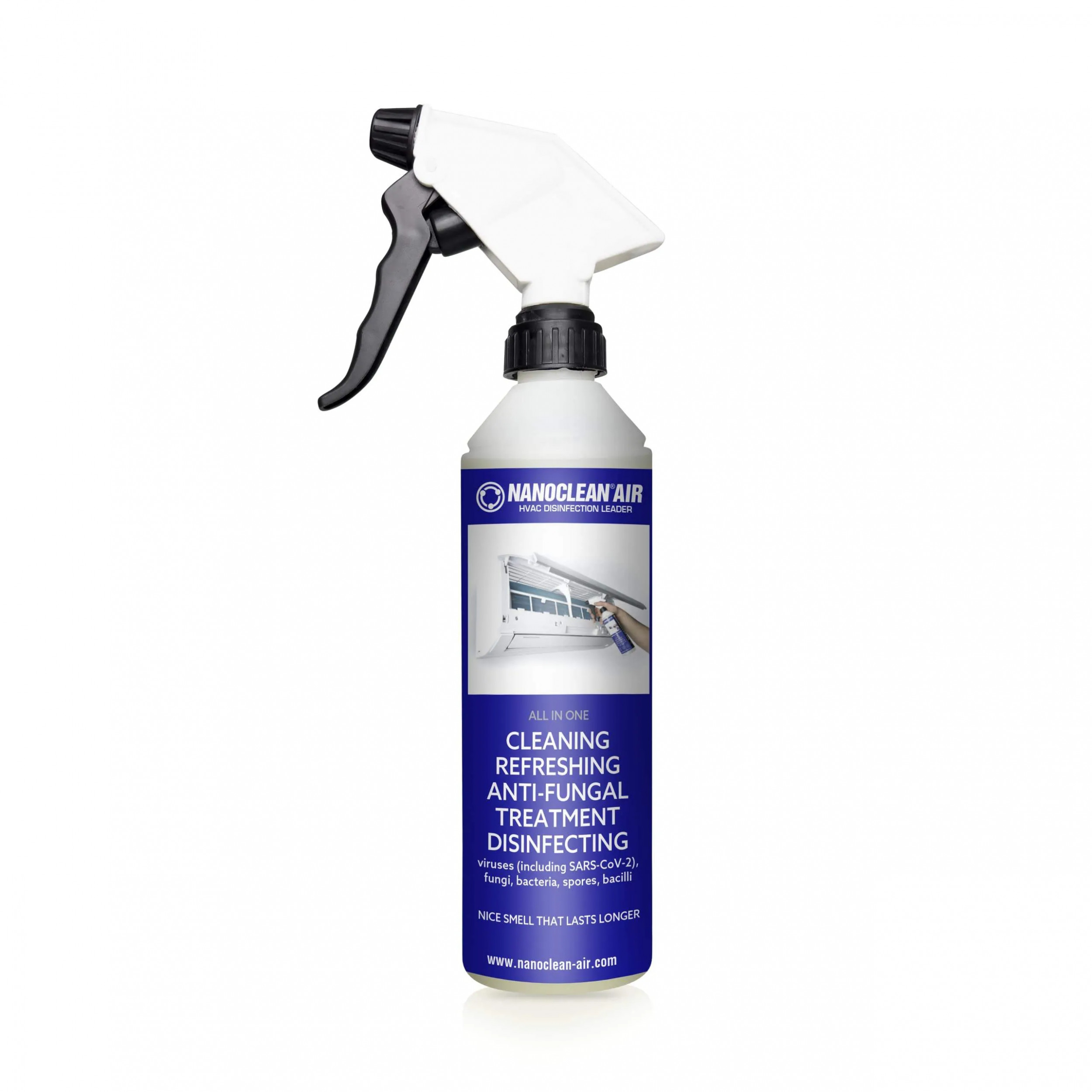 Nanoclean air, spray nettoyant 500ml pour unité intérieur. CBM NAO02009