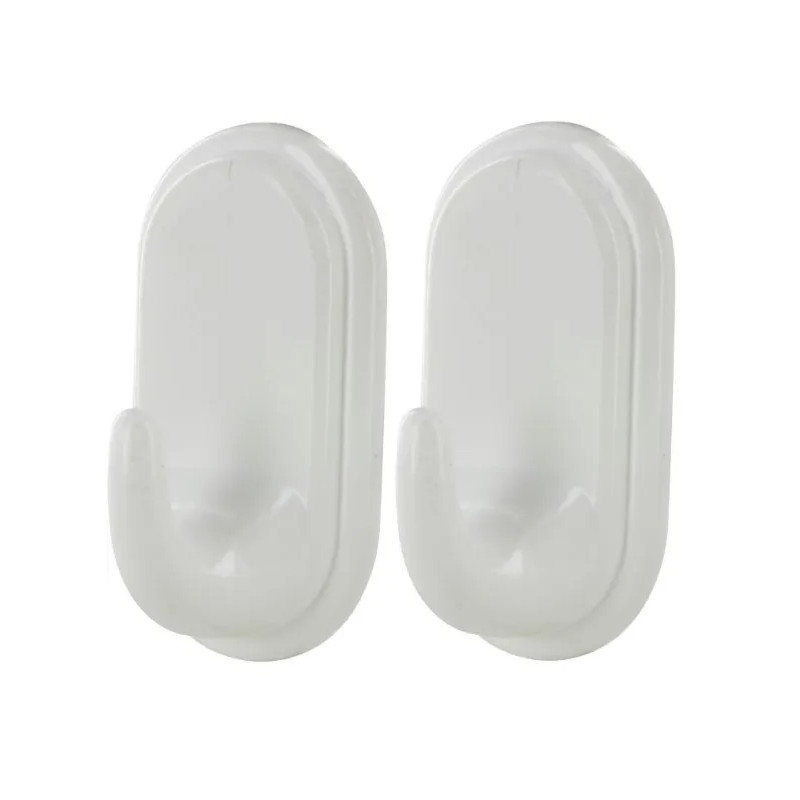 Ovale zelfklevende decoratieve haak, H.46mm, l.26mm, 2 stuks. 