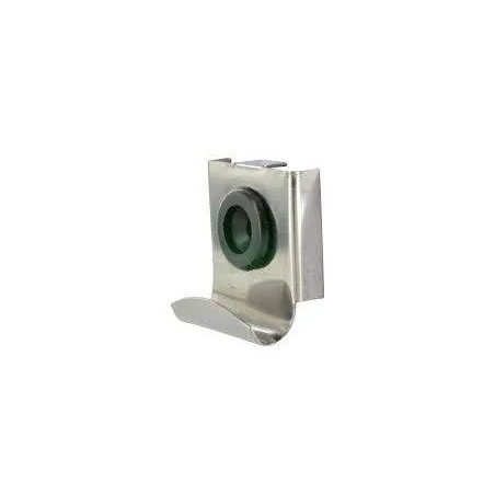 Th.8mm, L.25mm, H.30mm, chrome-plated brass, 4 pcs.