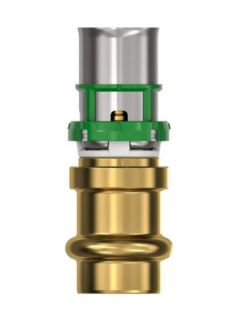 MultiSkin Übergangsverschraubung zum Verpressen Kupfer 16 mm, Mehrschicht 20X2, 1 Stück