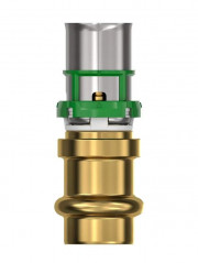 MultiSkin doorvoer fitting voor koper 18 mm, meerlaagse 20X2, 1 stuk