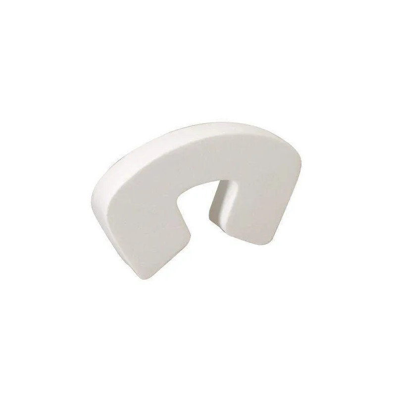 Schuimklem deurdemper, wit, L.117mm, H.18mm, P.70mm, 1 stuk.