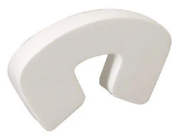 Serranda per porte in schiuma a clip, bianca, L.117 mm, A.18 mm, P.70 mm, 1 pezzo.