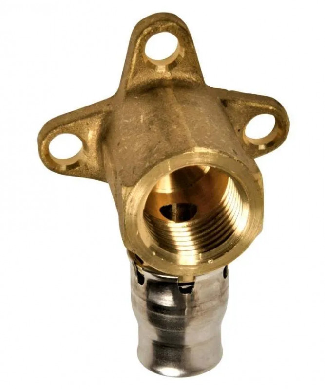 gereedschapsloze tectite fitting, 16 mm meerlaagse clip-on, 15x21 opbouwbocht