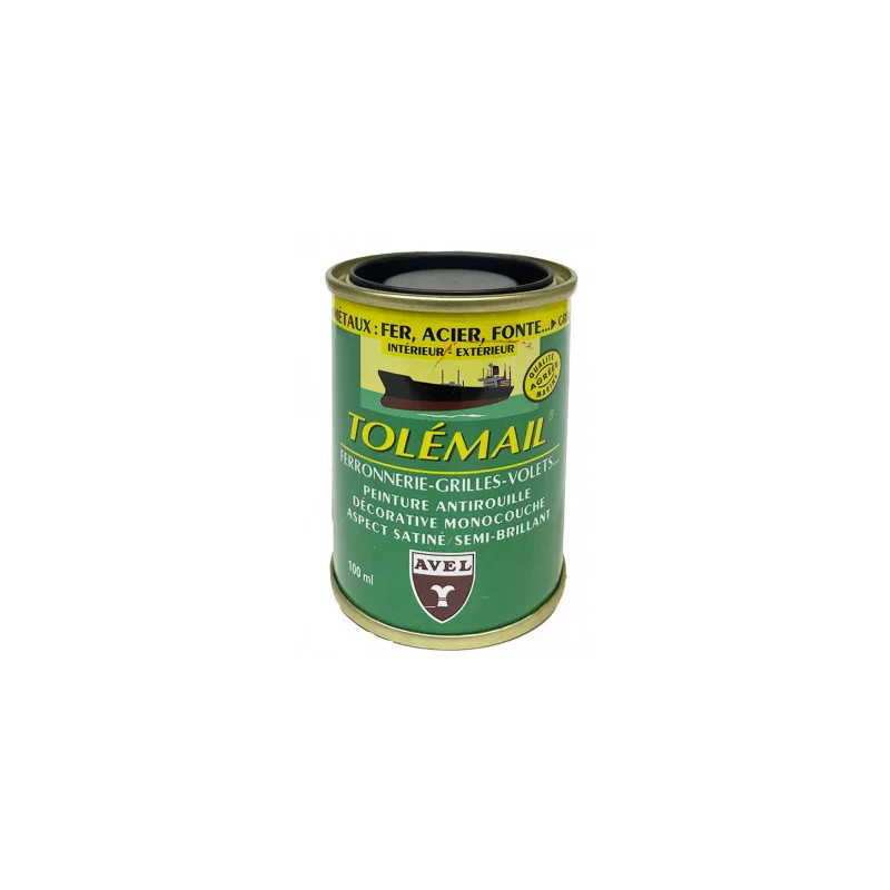 Speciaal ijzerwerk tosole 100ml zwart.