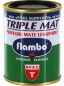 Driedubbele matte Flambo Glycero verf 100ml zwart.