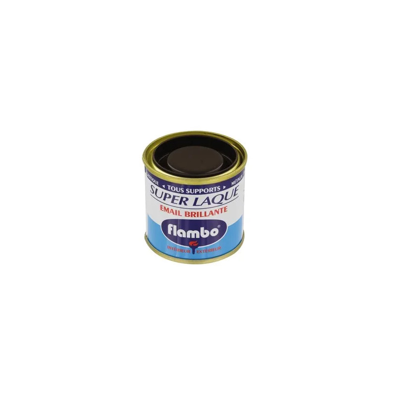 Flambo lak 50ml donkerbruin.