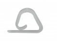 Tafelkleed klemhaak, H.53, I.16, P.39mm, transparant PVC, 2 stuks.