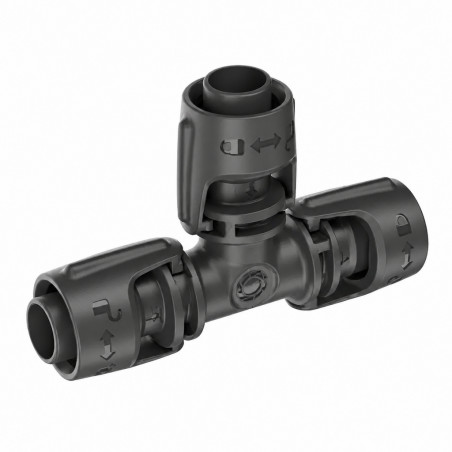 Raccordo a T per irrigazione a goccia 13mm, 5 pezzi.