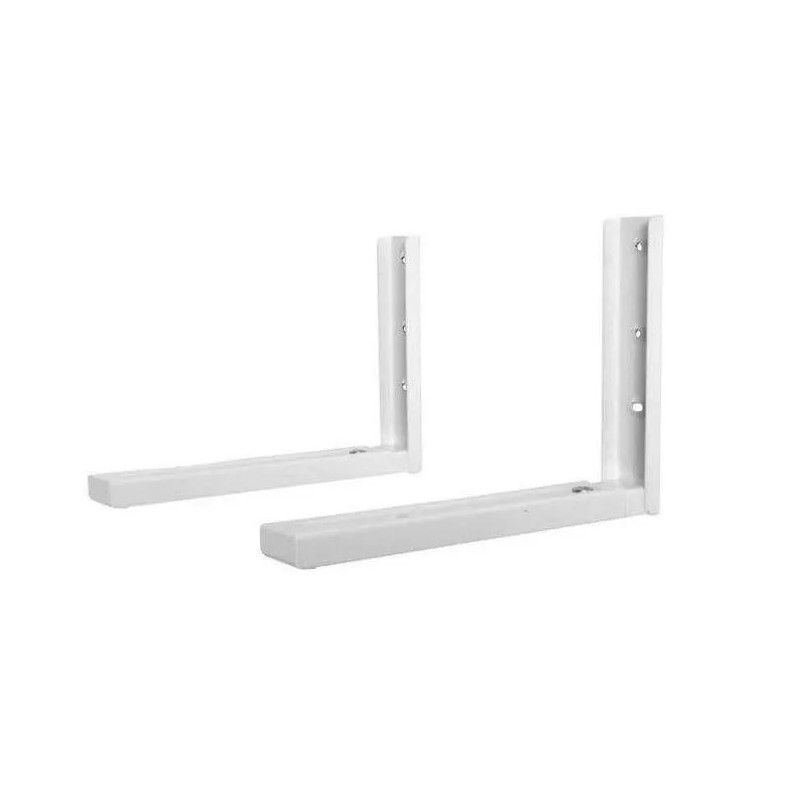 Support voor wandmontage van magnetron, hoekconsole 220x460 mm, 2 stuks Support voor wandmontage van magnetron, hoekconsole 220x460 mm, 2 stuks
