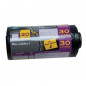 Set van 20 zwarte afvalzakken van 30 liter met een versteviging van 27 micron