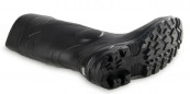 Veiligheidslaarzen, zwart, canvas met PVC-coating, maat 42.