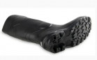 Veiligheidslaarzen, zwart, canvas met PVC-coating, maat 44.