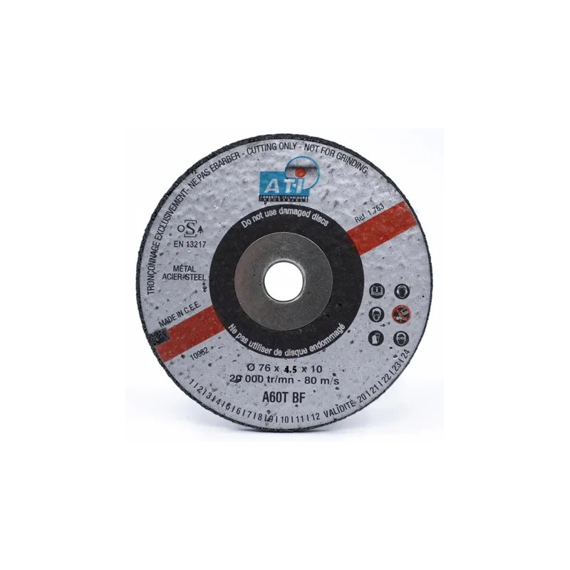 DTC60P carrosserieschijf 76x4.5x10mm.