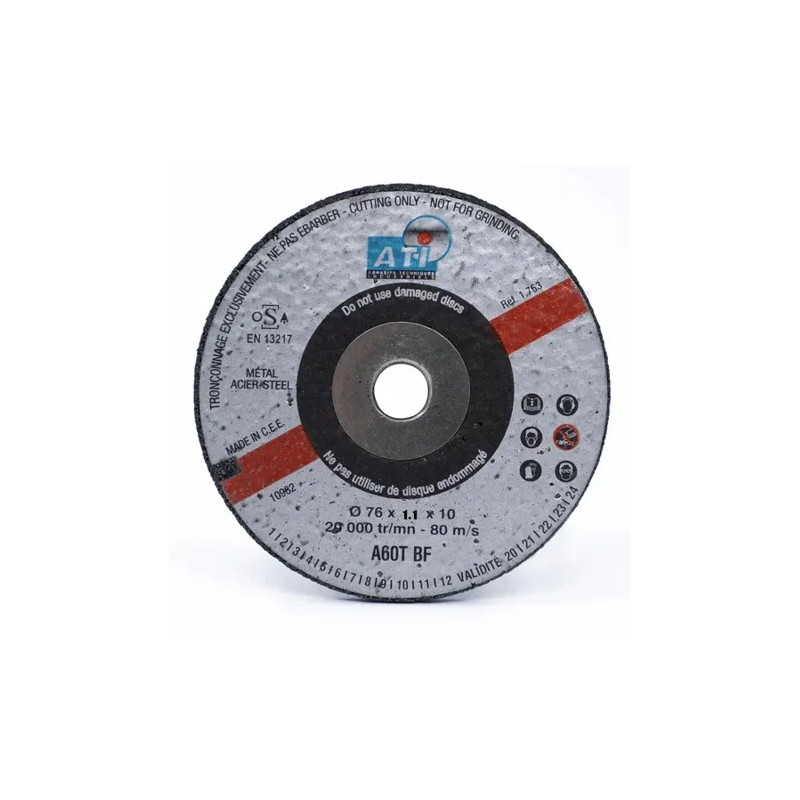 DTC60P carrosserieschijf 76x1.1x10mm.