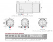 Horizontale elektrische boiler 75L met dompelverwarming 1600W, D.52 L.70