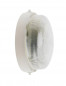 IP44 rond raam voor buitenverlichting, 1/4 draai opening, wit