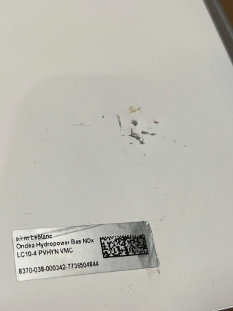 Calentador de baño ONDEA Hidroeléctrica LC10 4 PVHYN VMC BAS NOX Gas natural (reacondicionado)
