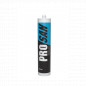 Doos met 24 transparante sanitaire siliconenkitten, PRO SAN, 280 ml