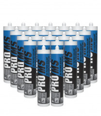 Mastic acrylique PRO CRYL blanc 280 ml, carton de 24 pièces