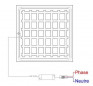 IRO lichtpaneel 595x595 mm 4000k met driver