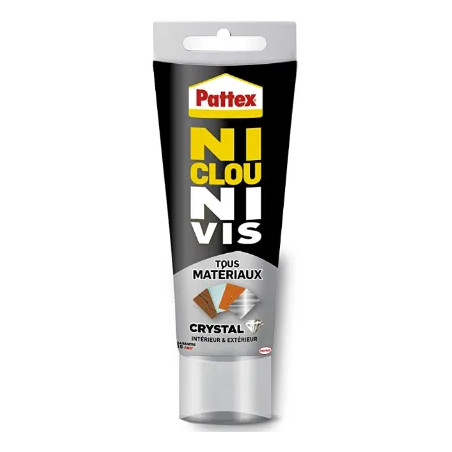 Crystal "no nails, no screws" all-materials glue, 90g tube.