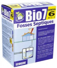 Bio7, manutenzione della fossa settica 6 mesi, 480g.