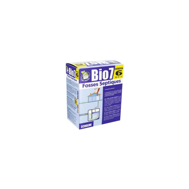 Onderhoud septische tank, Bio7 6 maanden, 480g.