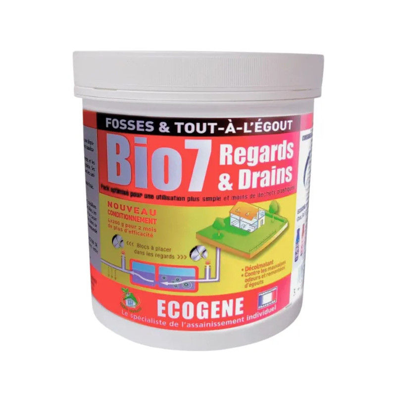 Sceptische tank en afvoer, BIO 7, 800g