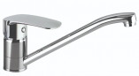 Nieuwe gulp" lage uitloop gootsteenkraan, 154 mm hoog.