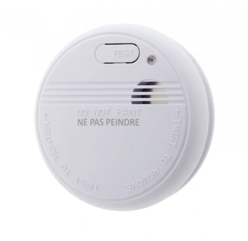 NF smoke detector, 5 years autonomy, with batteries NF smoke detector, 5 years autonomy, with batteries