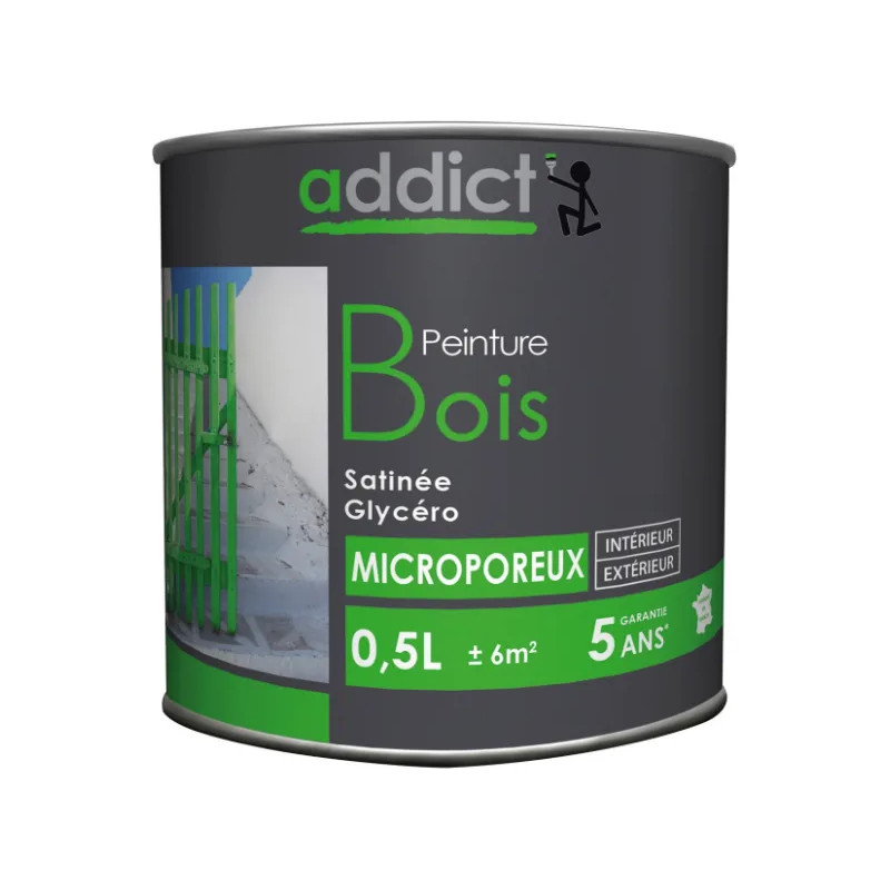 Pintura especial para madera glicero, negro satinado, 0,5L. Pintura especial para madera glicero, negro satinado, 0,5L.