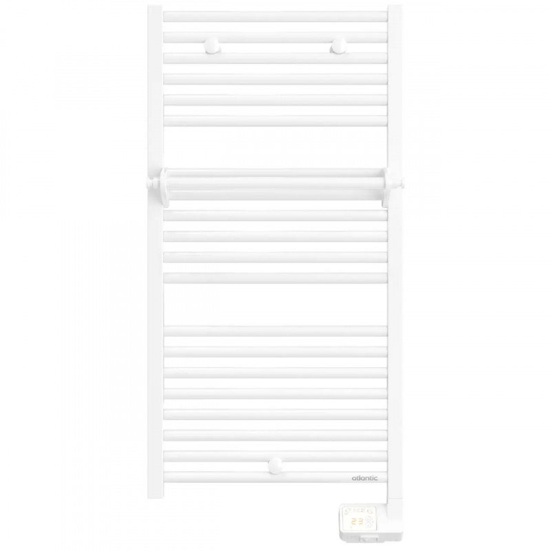 2012 digitale smalle elektrische handdoekverwarmer, 300W, H.799 mm x B.400 mm, hoogglans wit