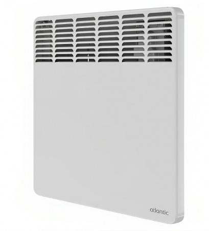 1500 W F617 radiatore elettrico orizzontale, scatola digitale programmabile, bianco